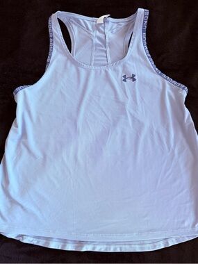 Under Armour Youth Racerback Tank- lavender